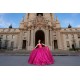 Off Shoulder Burgundy Quinceanera Dresses Sequins Sweetheart Neck 3D Flower