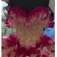 Off Shoulder Champagne Quinceanera Dresses 15 Dress With 3D Floral Appliques