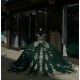 Off Shoulder Green Quince Dress 15 Dresses Sweetheart Neck Ball Gown