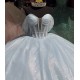 Off Shoulder Light Blue Quince Dress Sweetheart Neck 15 Dresses