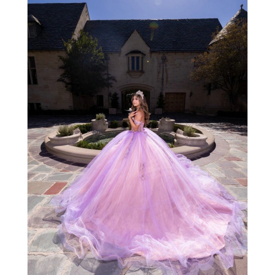 Off Shoulder Lilac Quince Dress Sweet 15 Prom Vestidos De 15 Anos