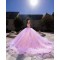 Off Shoulder Lilac Quince Dress Sweet 15 Prom Vestidos De 15 Anos