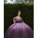 Off Shoulder Lilac Quince Dresses Sweetheart Neck 15 Dress