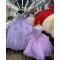 Off Shoulder Lilac Quince Dresses Sweetheart Neck 15 Dress With Bow