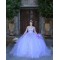 Off Shoulder Lilac Quinceanera Dress Metallic Sequin V Neck 15 Dresses