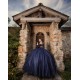 Off Shoulder Navy Blue Quinceanera Dress Sweet 15 Gowns Princess Dresses