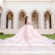 Off Shoulder Pink Quince Dress Sweetheart Neck Vestidos De 15 Anos