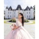 Off Shoulder Pink Quince Dress Sweetheart Neck Vestidos De 15 Anos