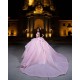 Off Shoulder Pink Quinceanera Dress 2024 Dresses With Bow