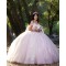 Off Shoulder Pink Quinceanera Dress Sweet 15 Gowns 2024 Ball Gown Princess Dresses