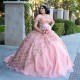 Off Shoulder Pink Quinceanera Dress Sweetheart Neck 15 Dresses