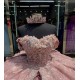 Off Shoulder Pink Quinceanera Dress Tiered Vestidos De 15 Anos Sequin Instagram Gowns