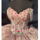 Off Shoulder Pink Quinceanera Dresses Sweetheart Neck Ball Gown 15 Dress