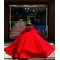 Off Shoulder Red Quince Dress Sweetheart Neck 15 Dresses With Bow