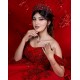 Off Shoulder Red Quince Dress Sweetheart Neck Vestidos De 15 Anos