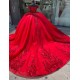 Off Shoulder Red Quince Dress Vestidos De 15 Anos Sweet 15 16 Dresses