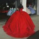 Off Shoulder Red Quince Dresses 15 Dress Sweetheart Ball Gown With Bow