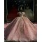 Off Shoulder Rose Gold Quince Dress Sweetheart Neck 15 Dresses