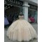 Off Shoulder Rose Gold Quinceanera Dress Sweetheart 15 Dresses