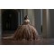 Off Shoulder Rose Gold Quinceanera Dresses Sweetheart Neck Beading 15 Dress