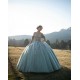 Off Shoulder Sage Green Quince Dresses Sweetheart Neck 15 Dress in instagram