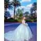 Off Shoulder Sage Green Quinceanera Dress Sweetheart Neck 15 Dresses With Bow