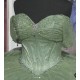 Off Shoulder Sage Green Quinceanera Dresses Ball Gown 15 Dress With Bow