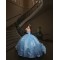 Off Shoulder Sky Blue Quinceanera Dresses Sweetheart Neck 15 Dress