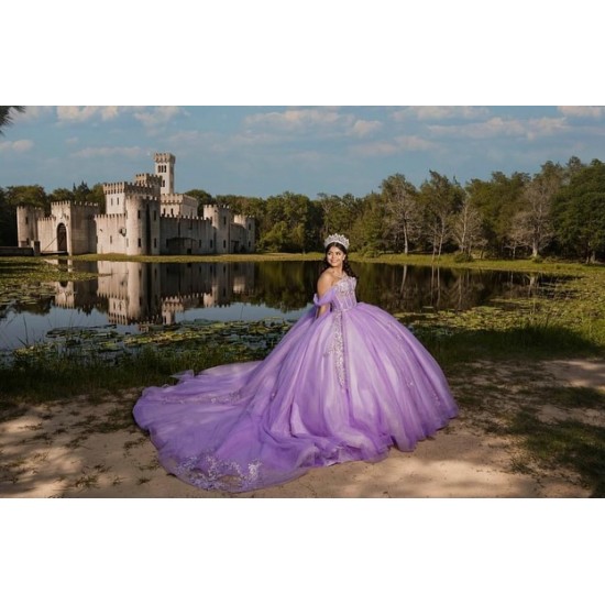 Off Shoulder Sweet 15 Gowns Lilac Quince Dress Birthday Party Dresses