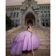 Off Shoulder Sweet 15 Gowns Lilac Quince Dress With Bow