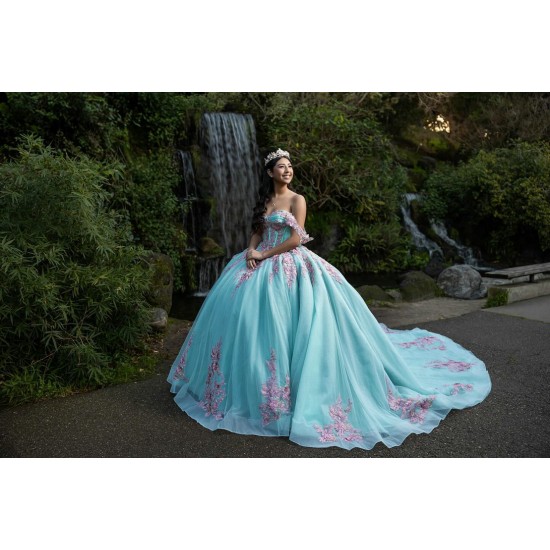 Off Shoulder Tiffany Blue Quinceanera Dresses Sweetheart Neck 15 Dress