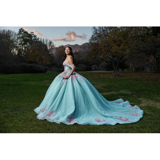 Off Shoulder Tiffany Blue Quinceanera Dresses Sweetheart Neck 15 Dress