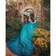 Off Shoulder Vestidos De 15 Anos Emerald Green Quinceanera Dress