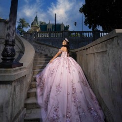 Off Shoulder Vestidos De 15 Anos Rose Gold Quince Dress Instagram Gowns