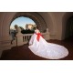 Off Shoulder White On Red Quinceanera Dresses Sweetheart Neck 15 Dress