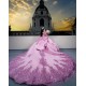 Pearl Quince Dress Lilac Vestidos De 15 Anos Off Shoulder Girl Birthday Gown