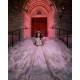 Rose Gold Quinceanera Dress Off Shoulder Princess Dresses With Bow