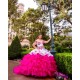 Ruffle Off Shoulder White On Pink Quinceanera Dress Sweetheart Neck 15 Dresses