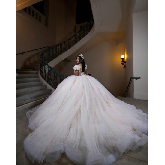 2024 Quince Dress Champagne Vestidos De 15 Anos Women Ball Gown