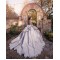 Silver Quinceanera Dress V Neck Vestidos De 15 Anos Off Shoulder Sweet 16 Dresses