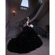 Sleeveless Black Quinceanera Dress Sweetheart 2024 Dresses