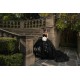 Sleeveless Black Quinceanera Dresses Square Collar 15 Dress