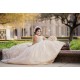 Sleeveless Champagne Quince Dress Sweetheart Neck Sweet 15 Gowns