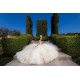 Sleeveless Champagne Quinceanera Dress Sweetheart Neck Sweet 15 Gowns