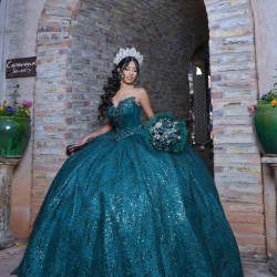 Sleeveless Gray Green Quinceanera Dresses Sweetheart Neck Beading 15 Dress