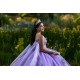 Sleeveless Lilac Quinceanera Dresses Sweetheart Neck 15 Dress