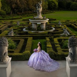 Sleeveless Lilac Quinceanera Dresses V Neck Lace Appliques 15 Dress