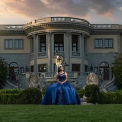 Sleeveless Navy Blue Quinceanera Dresses Scoop Neck 15 Dress