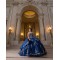 Sleeveless Navy Blue Quinceanera Dresses Sweetheart Neck 15 Dress