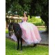 Sleeveless Pink Quince Dress Birthday Party Robe Vestidos De 15 Anos